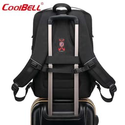 Ba Lô CoolBell CB8268 Cao Cấp Chống Nước Cho Nam Nữ – Balo Laptop 17.3 Inch Chống Sốc, Cổng Sạc USB, Nhiều Ngăn Tiện Lợi 4