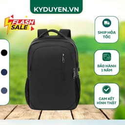 Balo Laptop Đa Năng POSO 525 Chống Nước Cao Cấp - Balo Đi Học, Đi Làm, Du Lịch, Có Cổng USB Sạc Điện Thoại 1
