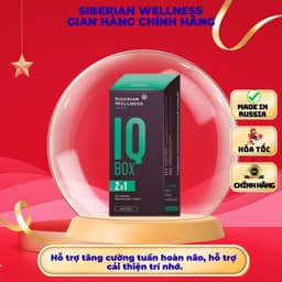 Thực phẩm Siberian Wellness IQ Box, hỗ trợ tăng cường tuần hoàn não, hỗ trợ cải thiện trí nhớ 1