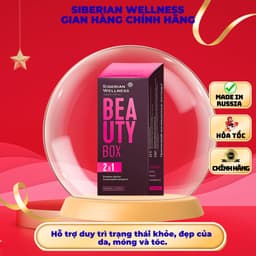 Thực phẩm Siberian Wellness Beauty box, Hỗ trợ duy trì sức khỏe của phái nữ, Hộp 30 gói 1