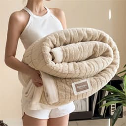 Chăn tuyết nhung vân nổi lông thỏ mềm mịn size 2mx2m3 nặng 1.6kg , chăn nỉ lông thỏ mỏng nhẹ mẫu thời thượng 7