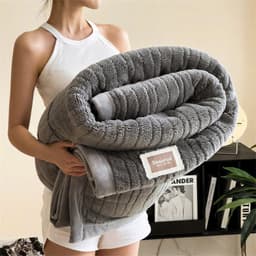 Chăn tuyết nhung vân nổi lông thỏ mềm mịn size 2mx2m3 nặng 1.6kg , chăn nỉ lông thỏ mỏng nhẹ mẫu thời thượng 5