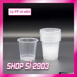 [COMBO 500 CÁI] Ly nhựa cỡ nhỏ 80 ml /140ml /220ml - ly dùng thử 1