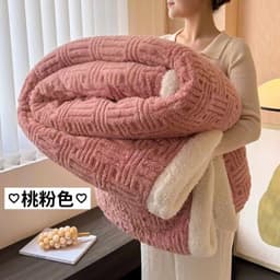 Chăn lông cừu mùa đông LOẠI 1 nhập khẩu cao cấp, chăn lông thỏ siêu nhẹ làm ấm nhanh, nặng 2kg2, kích thước 2mx2m3 8