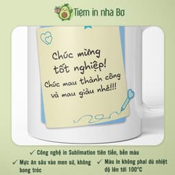 Ly sứ cốc sứ in hình Cartoon dễ thương quà tặng tốt nghiệp cho BẠN TRAI kèm lời chúc tốt nghiệp THÀNH CÔNG VÀ MÀU GIÀU 2
