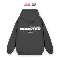 Áo hoodie Monster-Signature nam nữ form rộng thu đông nỉ bông Monster X Street Local Brand 4