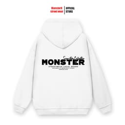 Áo hoodie Monster-Signature nam nữ form rộng thu đông nỉ bông Monster X Street Local Brand 3