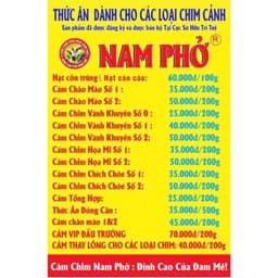 3 Gói Cám tổng hợp Nam phở Thức Ăn Đóng Cân Nam Phở cao cấp 500g dùng cho mọi loại chim cảnh 2