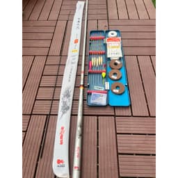 Combo Cần Câu Tay Lục Mạch Thần Kiếm 5H Kèm Phụ Kiện Tải Cá 6kg 4