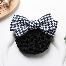 Kẹp búi lưới công sở Dubochic 10cm búi tóc đơn giản thanh lịch 5