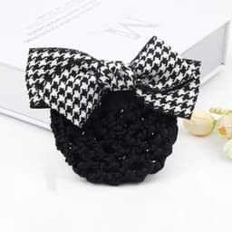 Kẹp búi lưới công sở Dubochic 10cm búi tóc đơn giản thanh lịch 4