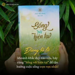 Sách - Sống Với Hiện Tại - Chân Như Pháp - Vĩnh Nghiêm Books 2