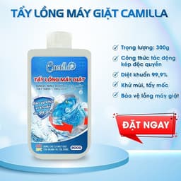Bột Tẩy Gioăng Cao Su CAMILLA 100G Tẩy Lồng Máy Giặt  – Tẩy Mốc Đen, Khử Khuẩn, Sạch Như Mới 7