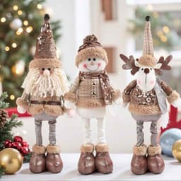 Gấu noel,gấu bông trang trí Giáng sinh hình ông già Noel, người tuyết, tuần lộc cho không gian rực rỡ nhà Miu Gấu Xinh 6