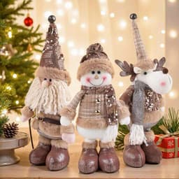 Gấu noel,gấu bông trang trí Giáng sinh hình ông già Noel, người tuyết, tuần lộc cho không gian rực rỡ nhà Miu Gấu Xinh 7