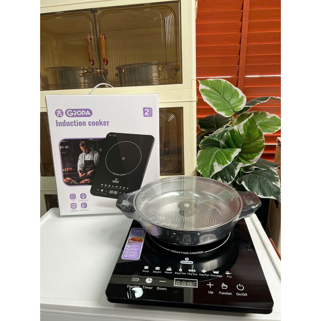 Bếp từ Gropa G2-602 chính hãng, đa năng, tiết kiệm điện, an toàn cho mọi gia đình
