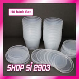 [ Combo 2 lốc =100 cái] Hũ bánh Flan - hũ Caramen 4