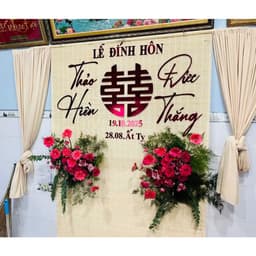 TA 123 - BỘ CHỮ ALU SƠN MÀU DÁN MÀNH TRE, DÁN TƯỜNG/ TRANG TRÍ GIA TIÊN/ TRANG TRÍ TIÊC CƯỚI - HỎI - ĐÍNH HÔN 1