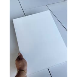 ván MDF 8mm phủ trắng 2 mặt khổ 60cmx100cm 8
