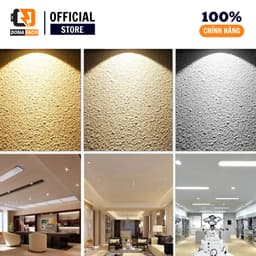 [ CHÍNH HÃNG ] Đèn LED ốp trần tròn và vuông tràn viền Rạng Đông LN12N 12W, 18W, 24W ánh sáng trắng 5