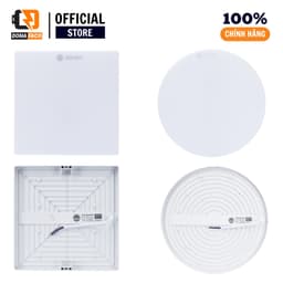 [ CHÍNH HÃNG ] Đèn LED ốp trần tròn và vuông tràn viền Rạng Đông LN12N 12W, 18W, 24W ánh sáng trắng 6
