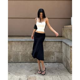 Lina Skirt - Chân váy thun midi đuôi cá cạp trễ Mythstudio 2