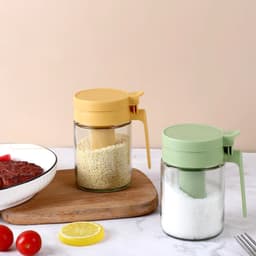 [MẪU MỚI] Lọ Đựng Gia Vị Thuỷ Tinh Có Ngăn Thìa Riêng MIA, Hũ Đựng Gia Vị Nhà Bếp Chống Ẩm 300ml 9