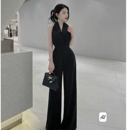 Jump cổ yếm suông ống rộng nữ cá tính Xukadress 7