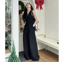 Jump cổ yếm suông ống rộng nữ cá tính Xukadress 6