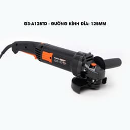 [Lưỡi 125mm] Máy mài điện cầm tay Gen3 HUKAN G3-A125TD,Công suất khủng 1200w, 6 cấp tốc độ 7