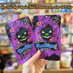 Hộp 20 gói kẹo Ma thuật có nhân bất ngờ chua, cay, ngọt siêu thú vị thơm ngon 4