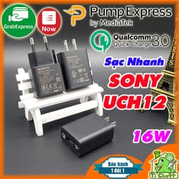 [LOẠI 1] Sạc Nhanh Sony UCH12 16W có Pump Express 2.0 & QC 3.0 1