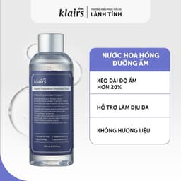 Nước hoa hồng Dear Klairs Supple Preparation Facial Toner 180ml , hàng công ty chính hãng  , đầy đủ tem phụ 2