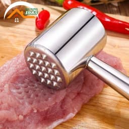 Búa Đập Thịt 2 Đầu Cao Cấp – Inox 304 & Hợp Kim Nhôm Tiện Lợi – Bền Bỉ – An Toàn 1