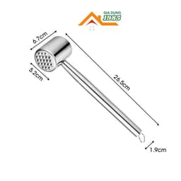 Búa Đập Thịt 2 Đầu Cao Cấp – Inox 304 & Hợp Kim Nhôm Tiện Lợi – Bền Bỉ – An Toàn 4