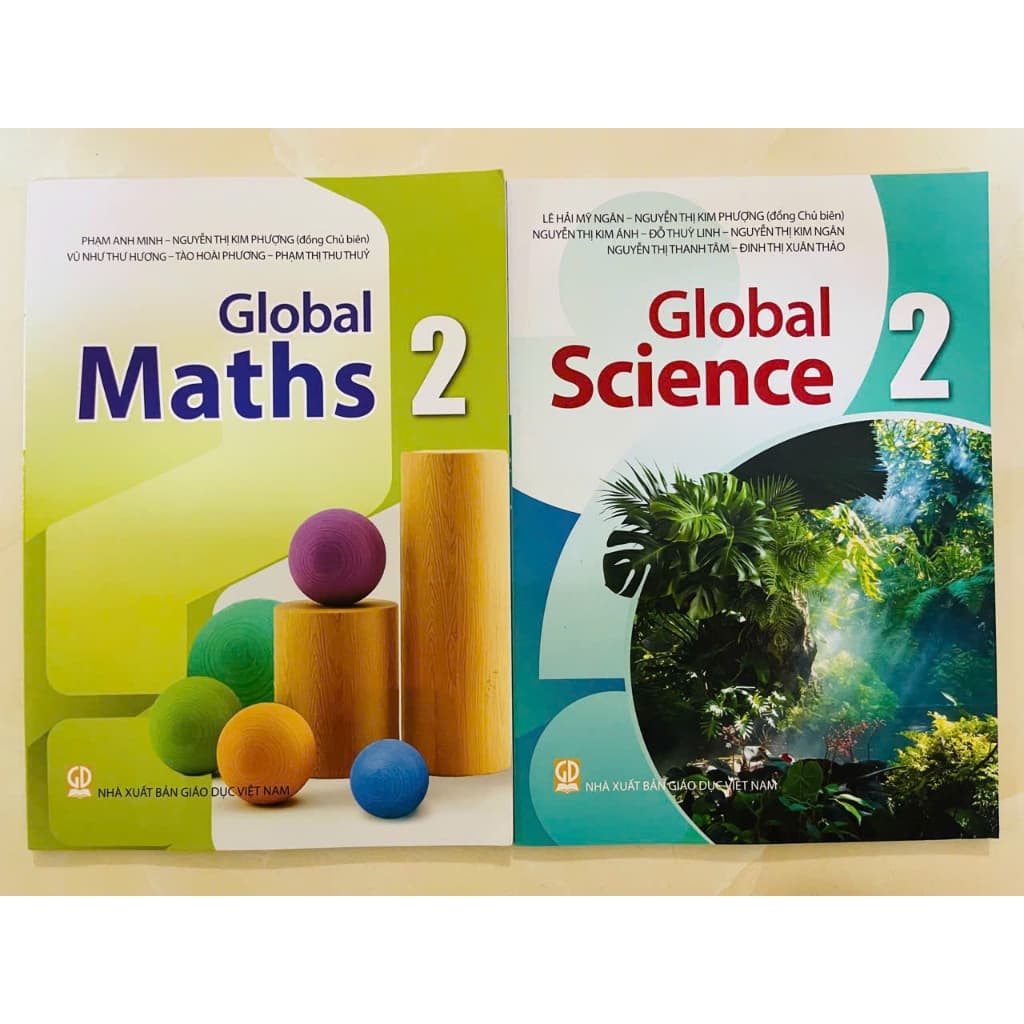 Sách - Tiếng Anh Global Maths , Science Lớp 2 (Theo Chương trình Giáo dục phổ thông 2018)