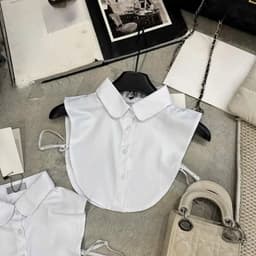 (HÀNG ĐẸP CÓ SẴN) Cổ áo giả sơ mi cổ nhọn, cổ sen phụ kiện phối áo len cadigan lịch sự Bun222 5