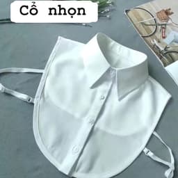 (HÀNG ĐẸP CÓ SẴN) Cổ áo giả sơ mi cổ nhọn, cổ sen phụ kiện phối áo len cadigan lịch sự Bun222 8
