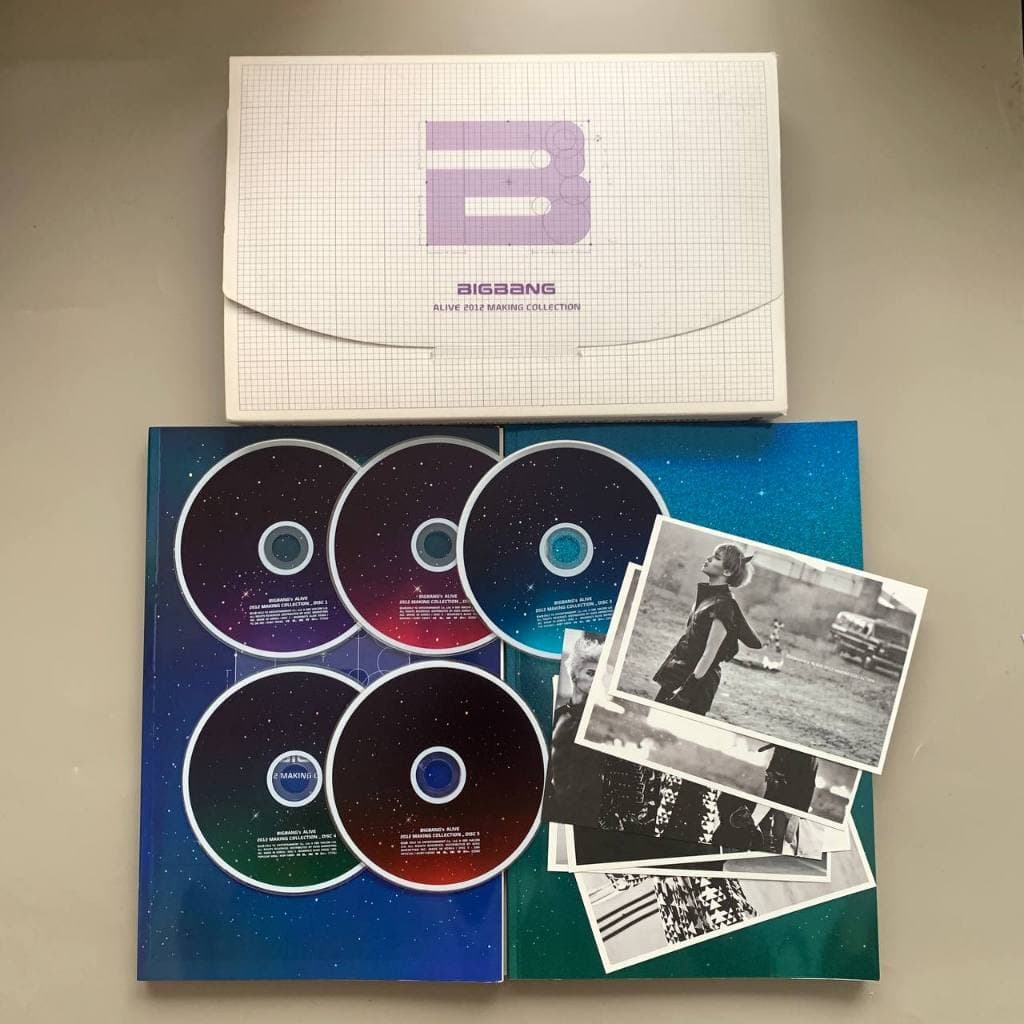 Album Big Bang Alive 2012 Making Collection used – DVD photobook album kỷ niệm nhóm nhạc Kpop Big Bang