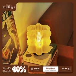 Đèn Trang Trí Wavy Edge Decor Góc Làm Việc - Eco Bright Studio 2