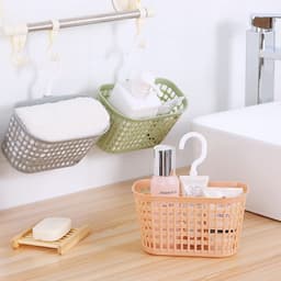 Rổ Nhựa Hai Quai Việt Nhật 3218/41/42/45/05/06, Rổ Móc Đựng Đồ, Giỏ Phòng Tắm, Đa Năng Tiện Ích - DOMUS 8