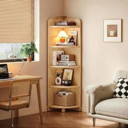 Kệ góc tường đa năng, Kệ góc gỗ trang trí nhà cửa cao cấp gỗ MDF phủ Melamine lắp ghép dễ dàng A50 1