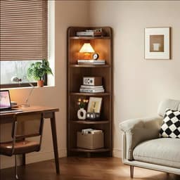 Kệ góc tường đa năng, Kệ góc gỗ trang trí nhà cửa cao cấp gỗ MDF phủ Melamine lắp ghép dễ dàng A50 4