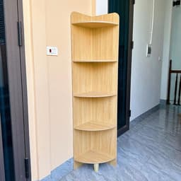 Kệ góc tường đa năng, Kệ góc gỗ trang trí nhà cửa cao cấp gỗ MDF phủ Melamine lắp ghép dễ dàng A50 3