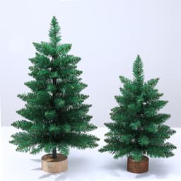 Cây thông noel mini để bàn lá PE, PVC 45cm 60cm trang trí giáng sinh Christmas, Noel 7