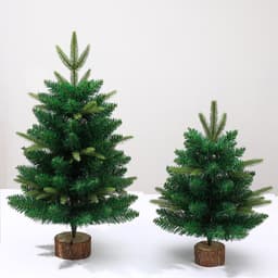 Cây thông noel mini để bàn lá PE, PVC 45cm 60cm trang trí giáng sinh Christmas, Noel 6