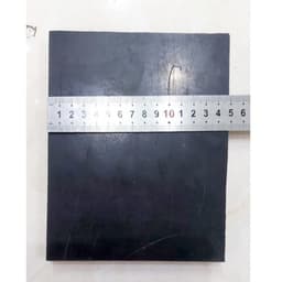 Thớt nhựa để đục lỗ đóng khoen nút làm đồ thủ công Màu đen Size dày 1.5 x 15 x 20cm 2