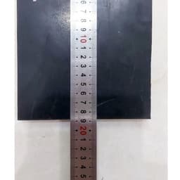 Thớt nhựa để đục lỗ đóng khoen nút làm đồ thủ công Màu đen Size dày 1.5 x 15 x 20cm 4