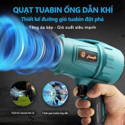 <NEW> Máy Thổi Phản Lực Turbofan Không Dây Động Cơ không Chổi Than, Thổi Lá, Máy Thổi Bụi 910-909, Chân Phổ Thông 7