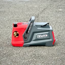 Máy rửa xe gia đình DEKO DK-P2500 Lõi Đồng 100%, Lưu Lượng 10 L/P, Có chỉnh áp dây xịt kẽm đen15 mét 4